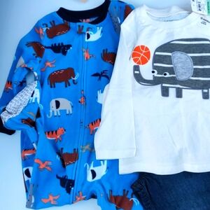 Bundle baby boy size 18M 3 pieces NWT